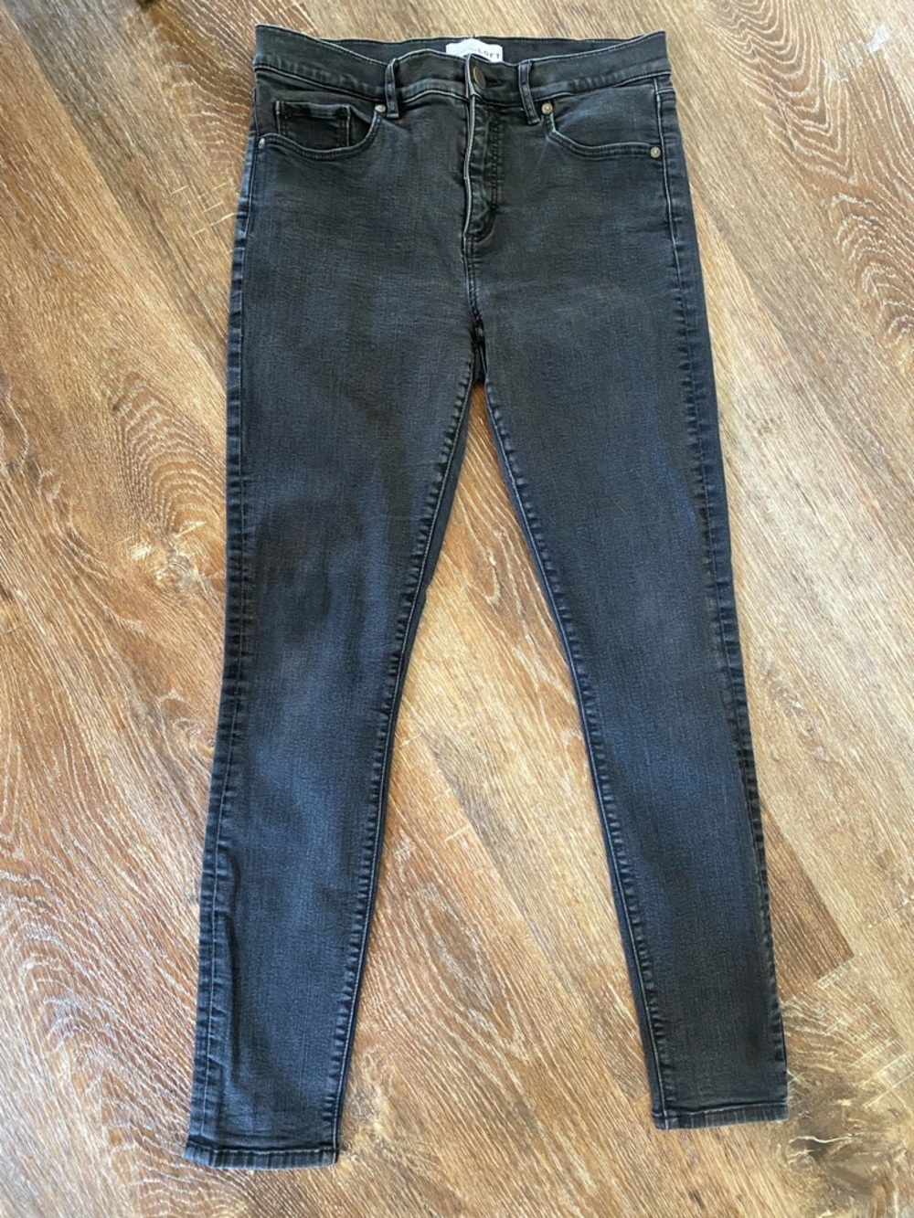 LOFT Black Skinny High-Rise Jeans